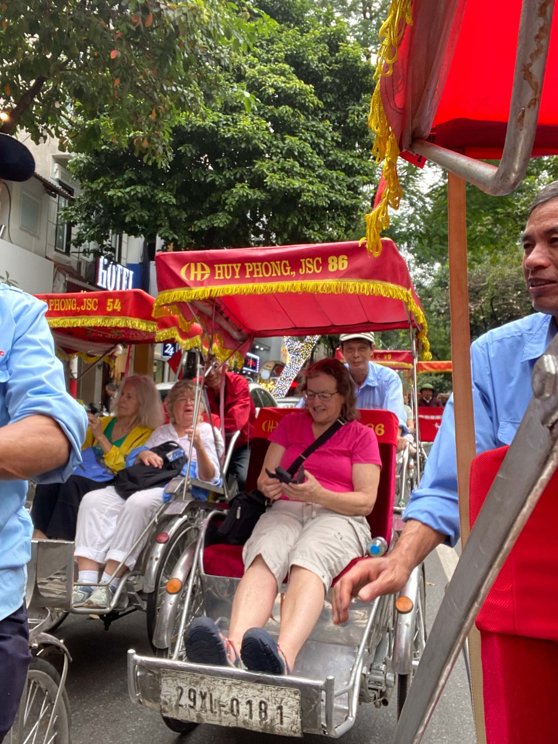 Hanoi rickshaw ride -Ben - Leader in Northern Vietnam Tours