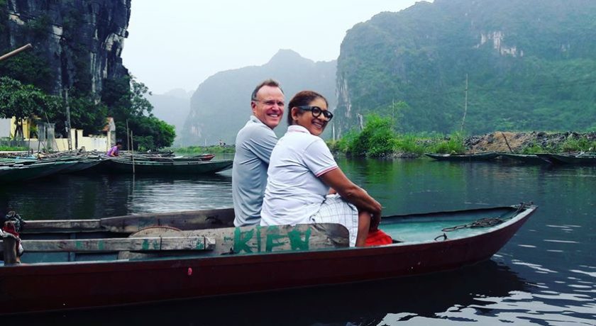 Boat trip in Thung Nang, Ninh binh north vietnam